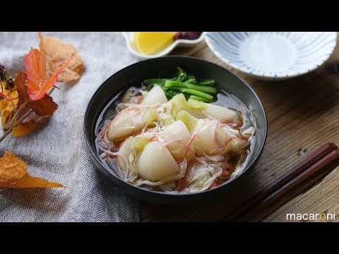レンジで簡単♪かぶのとろ〜りかにあんかけ のレシピ 作り方