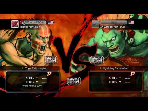 USF4 - Dhalsim (BloodFromSpain) Vs Blanka (OiLyHugsFrom-BCW) 720p60fps HD◄◄