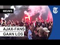 Spontaan Ajax-feest bij ArenA: ‘Kampioenen!’