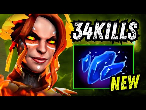 Lina New Shard is Absolute Broken🔥🔥34Kills One Shot Immortal Rank🔥🔥