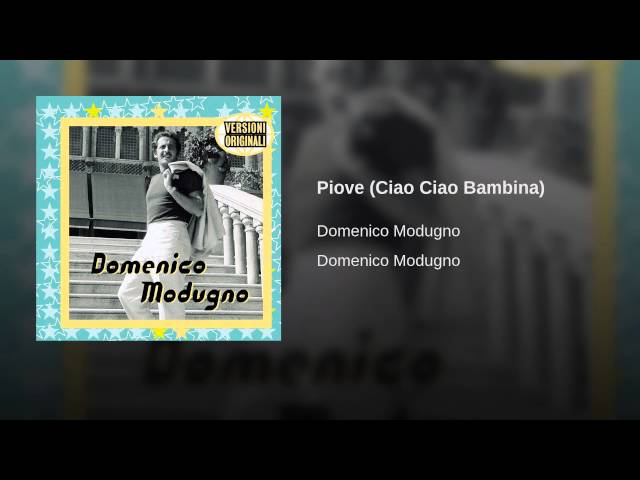 Domenico Modugno: la voz de la música italiana