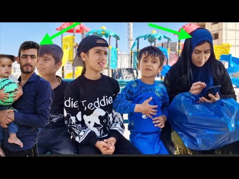 Saleh family: Saleh and Mahnaz going to the city, shopping for their children