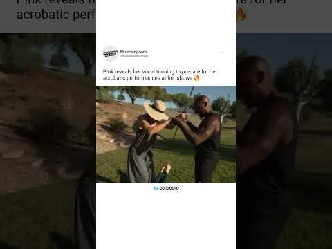 Pink’s vocal training is not for the weak 🔥 #pink #singer #vocaltraining #breathcontrol #vocals