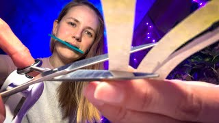 Fast CHAOTIC 10 Minute Haircut ✂️ ACTUALLY Cutting Something (asmr)