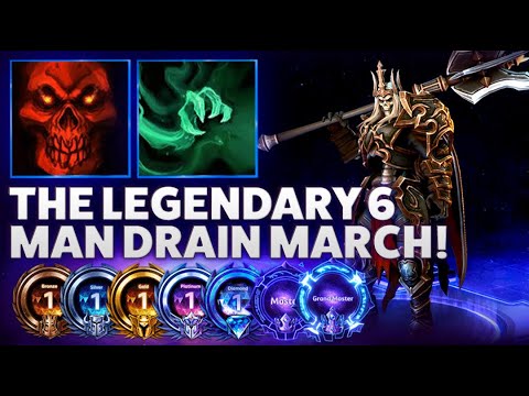 Leoric March - THE LEGENDARY 6 MAN DRAIN MARCH! - Bronze 2 Grandmaster S3 2022