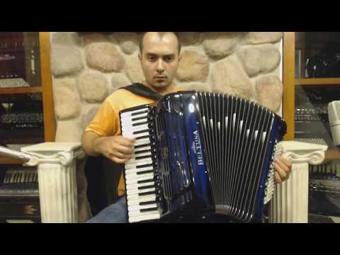 BELTLEAV96BS - NEW Blue Shadow Beltuna Leader V Piano Accordion LMMMH 37 96 $10999