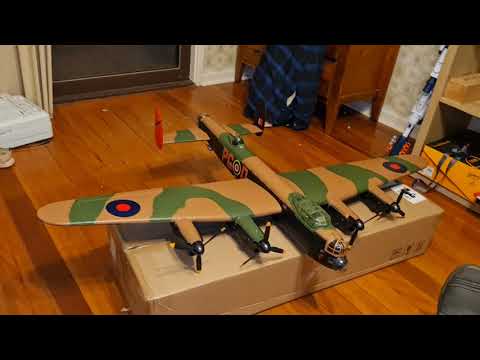 Rc masters: Avaro Lancaster  bomber unboxing
