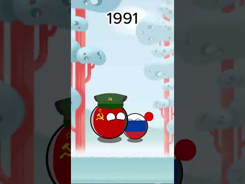 Russia 1917 - 1991 and Now #countryballs #russia #ussr