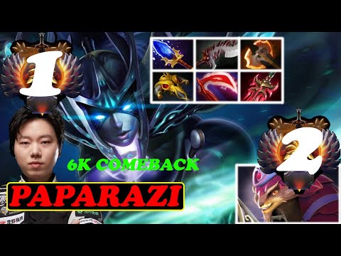 PAPARAZI PHANTOM ASSASSIN RANKED #1 VS #2 PANGOLIER INTENSE 6K COMEBACK | DOTA2ORBS