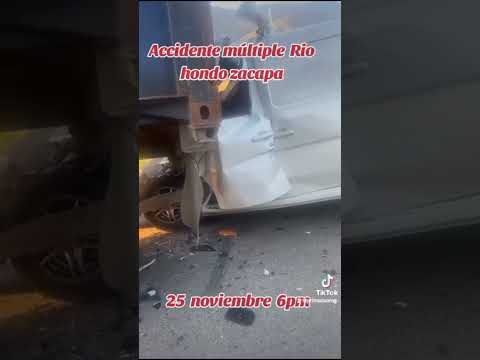accidente múltiple en rio hondo zacapa