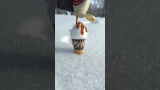 Never let them know your next move! #satisfying #snow #asmr #winter #nature #holidayswithshorts