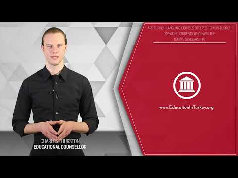 ARE TURKISH LANGUAGE COURSES OFFERED TO NON TURKISH SPEAKING STUDENTS WHO EARN THE TÜRKİYE SCHOLARSH
