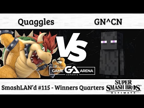 SmashLAN'd 115: Quaggles (Bowser) vs. GN^CN (Steve/Enderman) - Winners Quarters