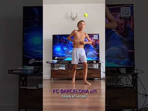 FC Barcelona u11: train at home | ball control #fcbarcelona #soccer #academy #football #u11#training