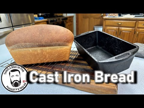 4 Ingredient Simple Bread Fueled Generations | From Scratch Cast‑Iron Bread  Easy Family Bake‑Along!