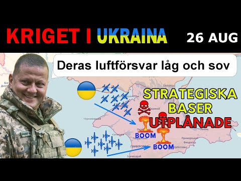 26 Aug: 3-Dimensionellt Schack! Ukrainarna LURAR RYSKA LUFTVÄRNET | Kriget i Ukraina förklaras