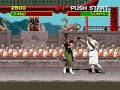 Mortal Kombat Super Nintendo Start Up Opening Title Screen SNES
