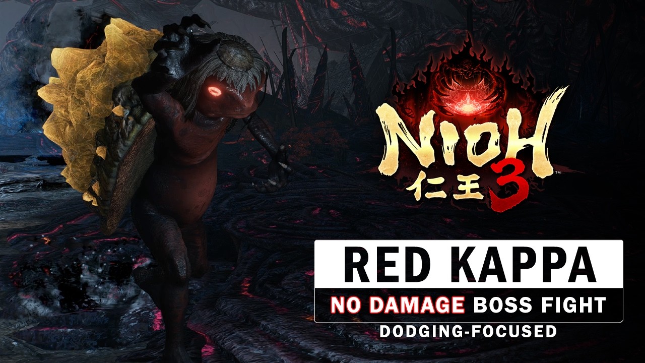 Nioh 3 - Red Kappa Boss Fight (No Damage)