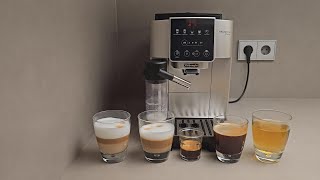 DELONGHI MAGNIFICA START โ All the Drinks and Recipes It Can Prepare ๐ค Full Tutorial.