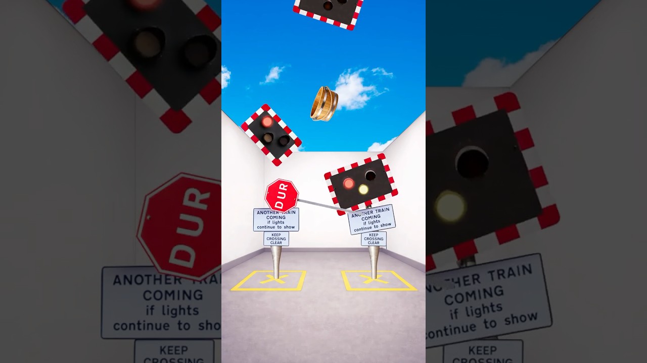 The Railroad Crossing Choosing Its Own Parts #Shorts