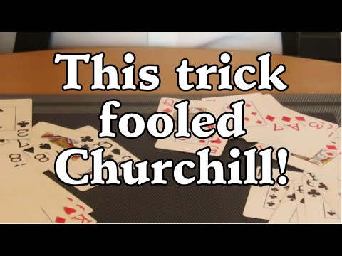 Card Trick - This trick fooled Sir Winston Churchill! Over and over!