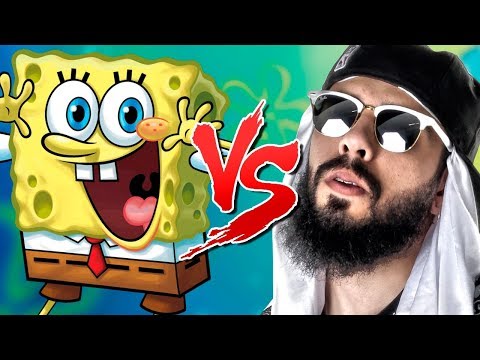 SpongeBob VS. Mussoumano | Battle of Rap LIVE
