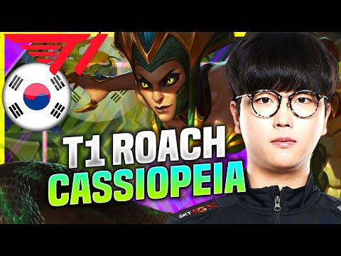 ROACH IS GOOD WITH CASSIOPEIA! - T1 Roach Plays Cassiopeia Top vs Vladimir! | KR SoloQ Patch 10.22