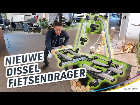 Nieuwe schuifbare dissel fietsendrager voor de caravan Enduro BS260