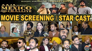 Aaja Mexico Challiye Screening | Ammy Virk | Maninder Buttar | Happy Raikoti | Tania | PunjabiTeshan video