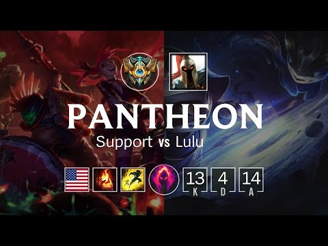 Pantheon Support vs Lulu - NA Challenger Patch 8.23