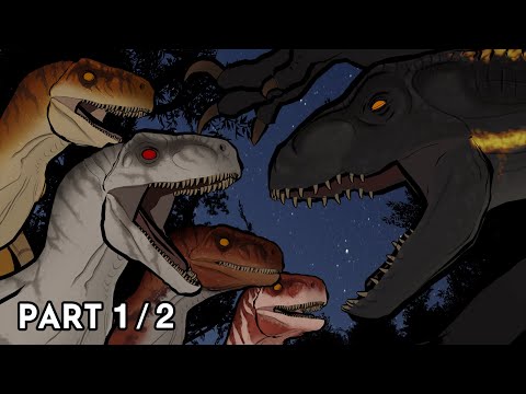 Indoraptor vs Atrociraptors | Animation (Part 1/2)