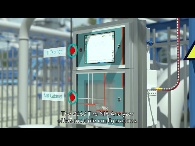 Análise em linha eficiente para líquidos e sólidos