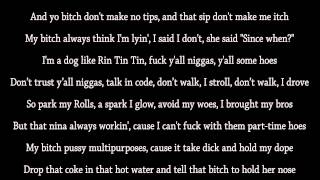 Hood Ft. Lil Wayne & Tyga - Think I'm Lyin (Lyric Video)