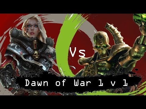 Dawn of War  Soulstorm 1 v 1 Sisters of Battle vs Necrons