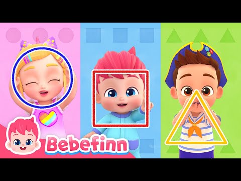 Shapes in the House🟢🔺🟨 | Bebefinn Sing Along2 | Magical Nursery Rhymes For Kids