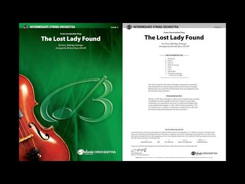 The Lost Lady Found, arr. Michael Story – Score & Sound