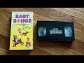 Opening To Baby Songs 1999 VHS