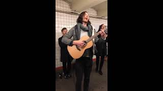 Hozier - &quot;Almost (Sweet Music)&quot; Live In The NYC Subway