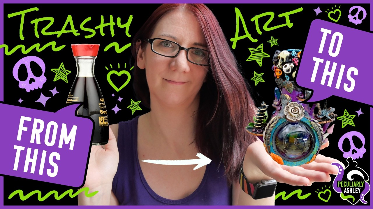 WHAT SOY SAUCE BOTTLE? Making Fairy Homes Out of Trash