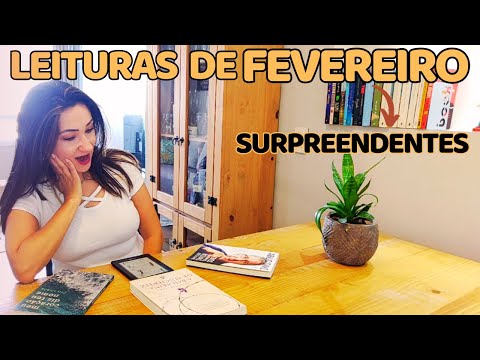 DESCUBRA os lidos de fevereiro - Livros que me surpreenderam