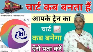 Train Chart Preparation Time | Chart Prepared Time In Railway