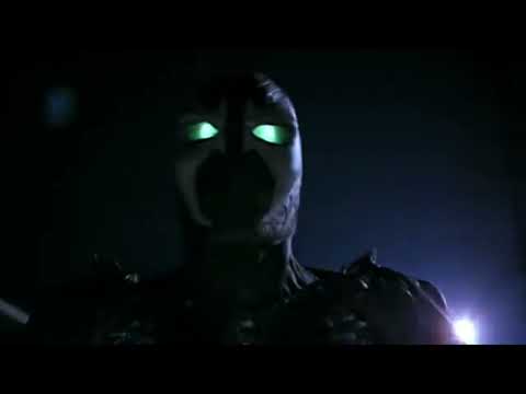 Trailer stills echoing album energy: infernal vistas, club-dark alleys, and end-credits fire