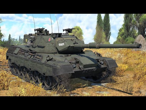 War Thunder: Leopard 1A5NO Swedish Main Battle Tank Gameplay [1440p 60FPS]