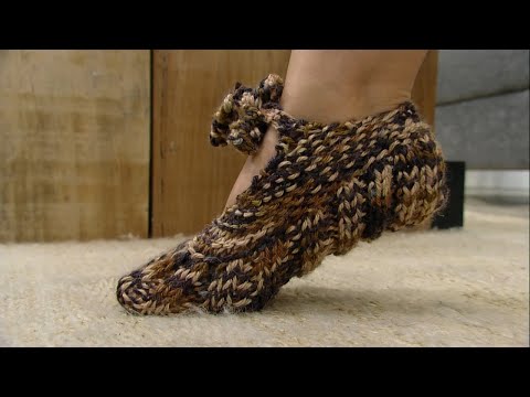 Mulher.com - 03/06/2016 - Sapato em tricô - Rosângela Chicote  PT2