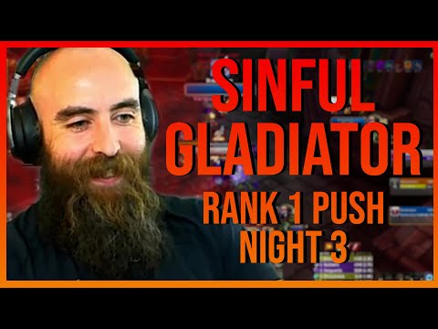 Sinful Gladiator Rank 1 Push (Ep. 3) ft. Vanguards & Garbage - WoW Shadowlands Arms Warrior PvP