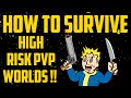 How To Survive The New High Risk PVP Worlds !! - Fallout 76