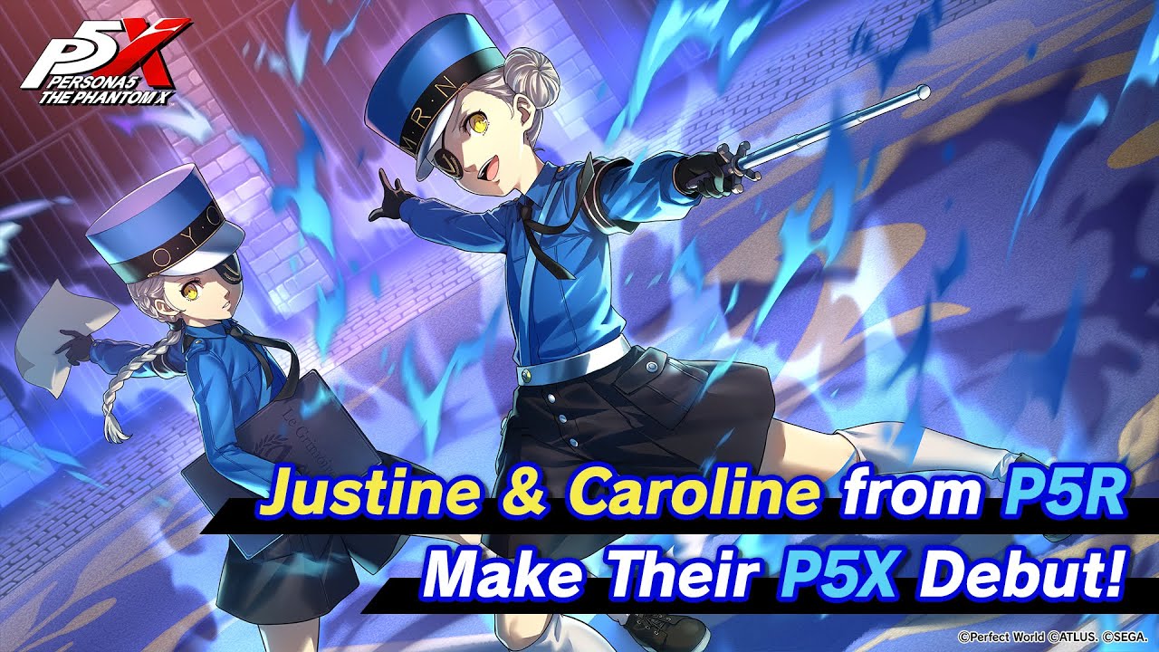 Persona5: The Phantom X - Justine & Caroline (VA: Aki Toyosaki) Special Character Teaser - YouTube