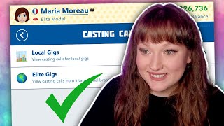 I FINALLY UNLOCKED ELITE GIGS IN THE MODEL JOB PACK!!
