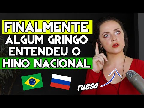 RUSSA REAGE AO HINO NACIONAL BRASILEIRO E DESCOBRE O SIGNIFICADO!! 🇧🇷 💥