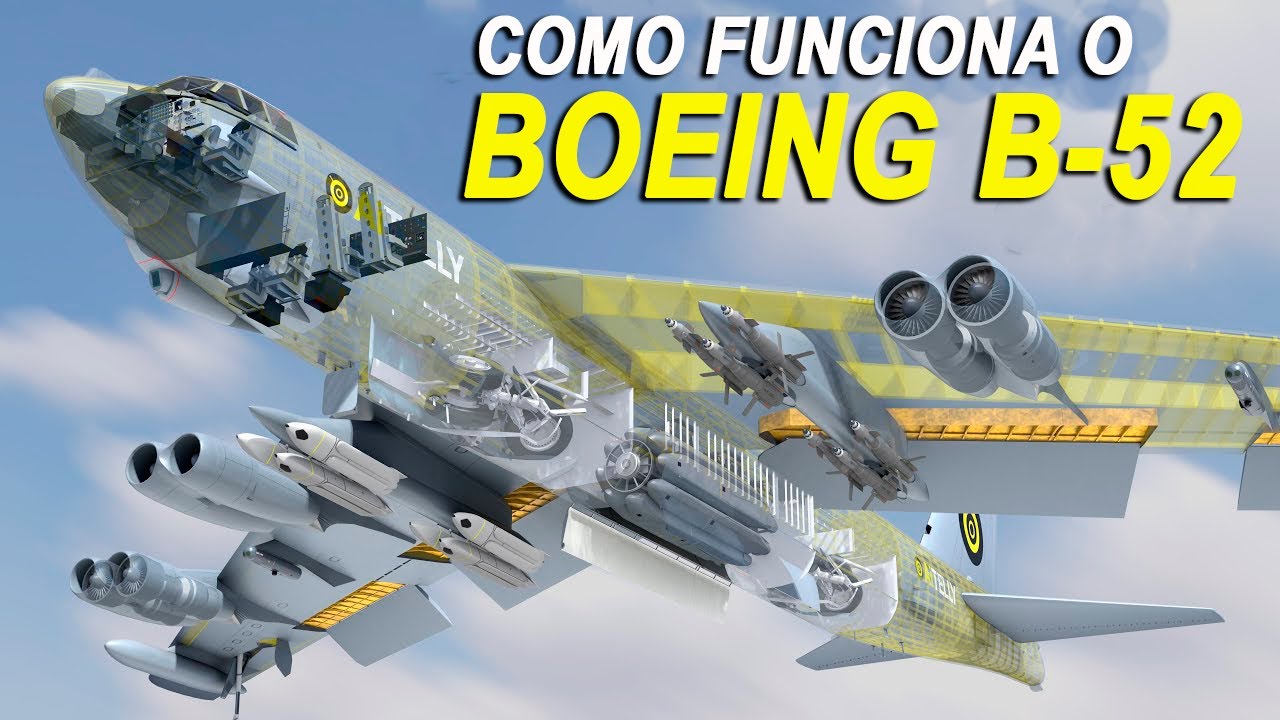Por Dentro do B-52: O Poderoso Bombardeiro que vem sendo usado na Ucrania